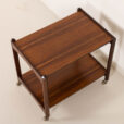 25515 Italian mid century bar cart in rosewood, 1960s-17