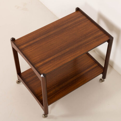 25515 Italian mid century bar cart in rosewood, 1960s-17 25515 Italian mid century bar cart in rosewood, 1960s-17