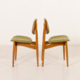 25529 Arne Hovmand Olsen style Scandinavian mid century chairs, set of 4, 1970s-11