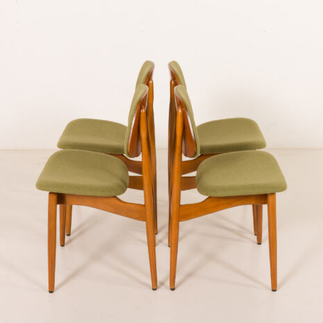 25529 Arne Hovmand Olsen style Scandinavian mid century chairs, set of 4, 1970s-6 25529 Arne Hovmand Olsen style Scandinavian mid century chairs, set of 4, 1970s-6