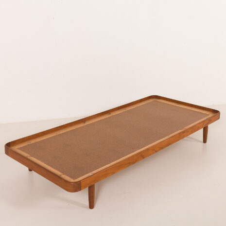 25530 Danish modern teak daybed in black leather, 1960s-13 25530 Danish modern teak daybed in black leather, 1960s-13