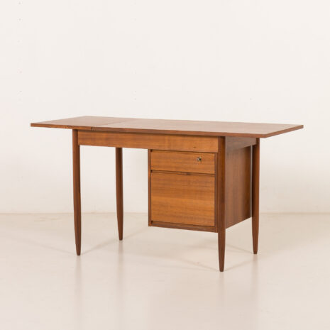 25540 Scandinavian mid century teak desk with extension , Norway 1960s-2 25540 Scandinavian mid century teak desk with extension , Norway 1960s-2