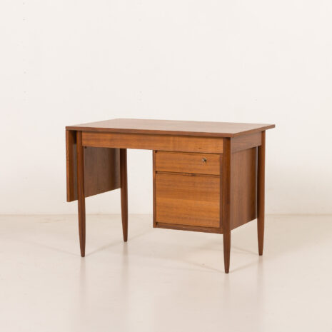 25540 Scandinavian mid century teak desk with extension , Norway 1960s-3 25540 Scandinavian mid century teak desk with extension , Norway 1960s-3