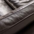 25549 Stouby black leather sofa, Denmark 1980s-13