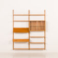 25552 PS System oak wall unit, Randers, Denmark 1970s-7