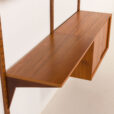25553 Poul Cadovius home office teak wall unit for Cado, 1960s-13