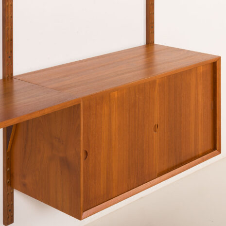 25553 Poul Cadovius home office teak wall unit for Cado, 1960s-17 25553 Poul Cadovius home office teak wall unit for Cado, 1960s-17