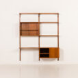 25553 Poul Cadovius home office teak wall unit for Cado, 1960s-6