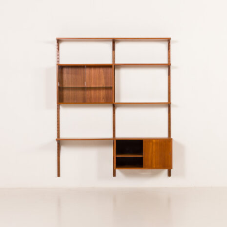 25553 Poul Cadovius home office teak wall unit for Cado, 1960s-6 25553 Poul Cadovius home office teak wall unit for Cado, 1960s-6