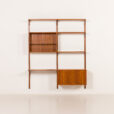 25553 Poul Cadovius home office teak wall unit for Cado, 1960s-7