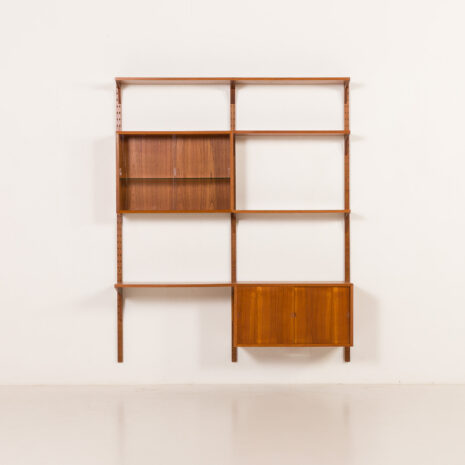 25553 Poul Cadovius home office teak wall unit for Cado, 1960s-7 25553 Poul Cadovius home office teak wall unit for Cado, 1960s-7