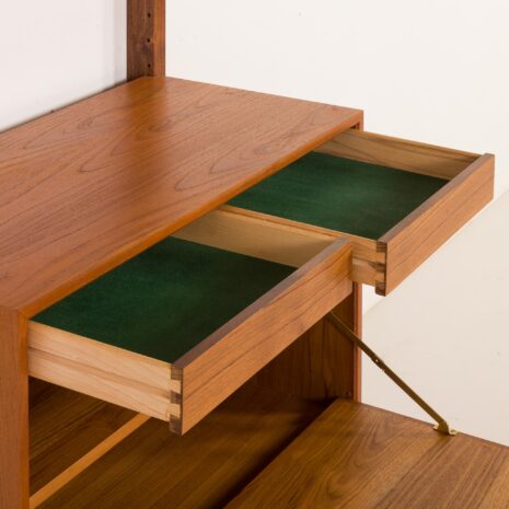 25560 Poul Cadovius free standing wall unit for Cado, 1960s-10 25560 Poul Cadovius free standing wall unit for Cado, 1960s-10