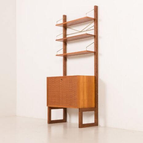 25560 Poul Cadovius free standing wall unit for Cado, 1960s-20 25560 Poul Cadovius free standing wall unit for Cado, 1960s-20