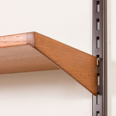 25563 Kai Kristiansen shelving unit in teak by FM Mobler, Denmark, 1960s-12 25563 Kai Kristiansen shelving unit in teak by FM Mobler, Denmark, 1960s-12