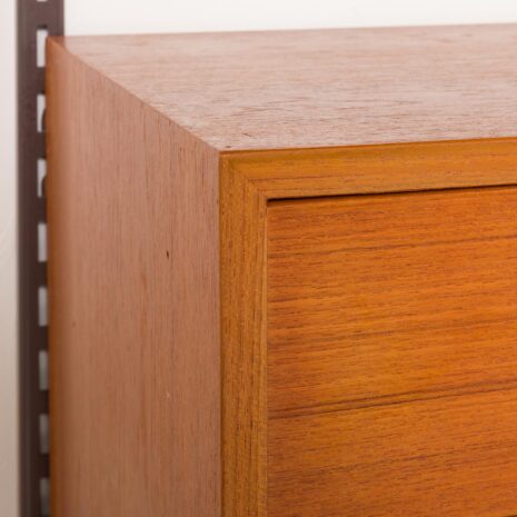 25563 Kai Kristiansen shelving unit in teak by FM Mobler, Denmark, 1960s-13 25563 Kai Kristiansen shelving unit in teak by FM Mobler, Denmark, 1960s-13