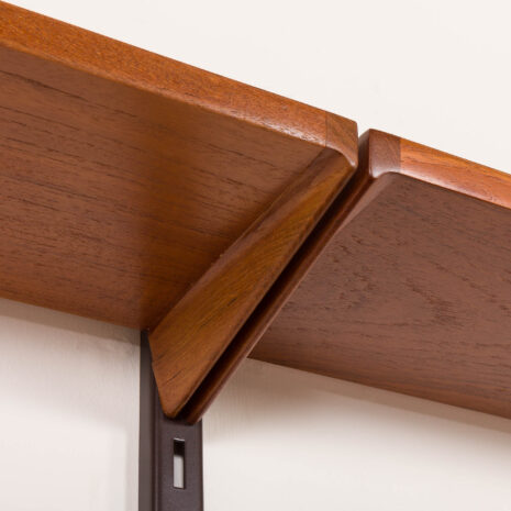 25563 Kai Kristiansen shelving unit in teak by FM Mobler, Denmark, 1960s-16 25563 Kai Kristiansen shelving unit in teak by FM Mobler, Denmark, 1960s-16