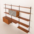 25563 Kai Kristiansen shelving unit in teak by FM Mobler, Denmark, 1960s-8