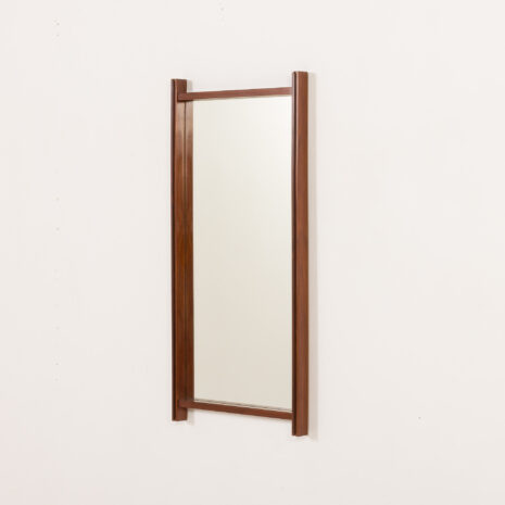 26001 Italian mid century XL teak mirror, 1970s-2 26001 Italian mid century XL teak mirror, 1970s-2