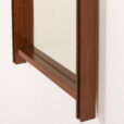 26001 Italian mid century XL teak mirror, 1970s-3