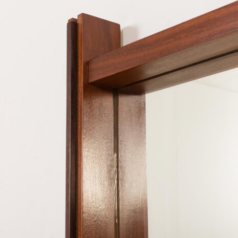 26001 Italian mid century XL teak mirror, 1970s-4 26001 Italian mid century XL teak mirror, 1970s-4