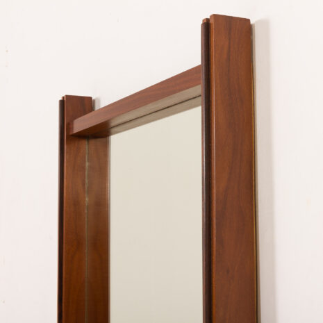 26001 Italian mid century XL teak mirror, 1970s-6 26001 Italian mid century XL teak mirror, 1970s-6