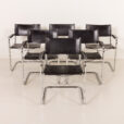26003 Bauhaus style Italian chairs attr. To Mateo Grassi , 1970s-3