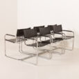 26003 Bauhaus style Italian chairs attr. To Mateo Grassi , 1970s-8