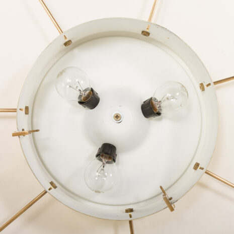 25265.1 Italian mid century ceiling flush mount light in the style of Gio Ponti, 1950s_5 25265.1 Italian mid century ceiling flush mount light in the style of Gio Ponti, 1950s_5