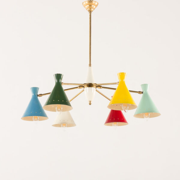 colorful chandelier