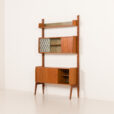 25445 Ergo free standing wall unit by John Texmon, Norway, 1960s-4