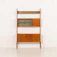 25445 Ergo free standing wall unit by John Texmon, Norway, 1960s-8