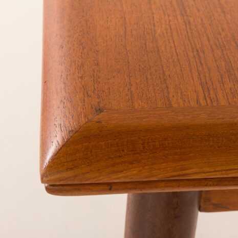 25473 Small Danish square teak dining table with extensions, 1960s-14 25473 Small Danish square teak dining table with extensions, 1960s-14