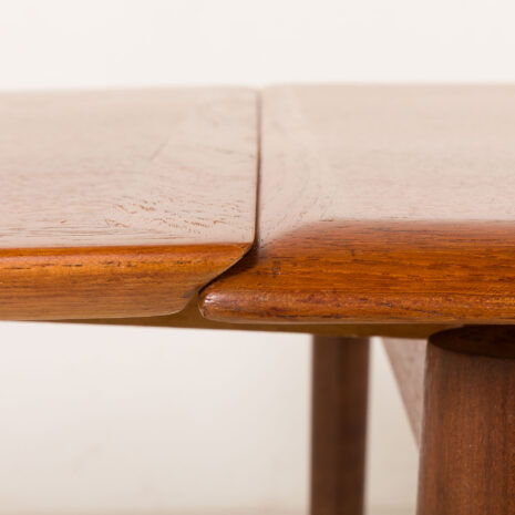 25473 Small Danish square teak dining table with extensions, 1960s-7 25473 Small Danish square teak dining table with extensions, 1960s-7