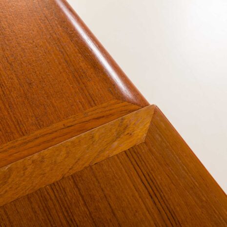 25473 Small Danish square teak dining table with extensions, 1960s-8 25473 Small Danish square teak dining table with extensions, 1960s-8