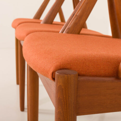 25504 Kai kristiansen chairs model 31, set of 3, Denmark 1960s-12 25504 Kai kristiansen chairs model 31, set of 3, Denmark 1960s-12