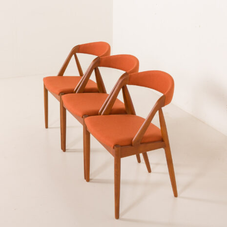 25504 Kai kristiansen chairs model 31, set of 3, Denmark 1960s-16 25504 Kai kristiansen chairs model 31, set of 3, Denmark 1960s-16