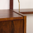 25511 Scandinavian mid century rosewood shelving unit attr. to Preben Sorensen, 1960s-12
