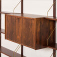 25511 Scandinavian mid century rosewood shelving unit attr. to Preben Sorensen, 1960s-16