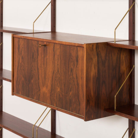 25511 Scandinavian mid century rosewood shelving unit attr. to Preben Sorensen, 1960s-16 25511 Scandinavian mid century rosewood shelving unit attr. to Preben Sorensen, 1960s-16