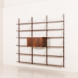 25511 Scandinavian mid century rosewood shelving unit attr. to Preben Sorensen, 1960s-3