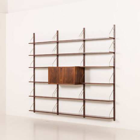 25511 Scandinavian mid century rosewood shelving unit attr. to Preben Sorensen, 1960s-3 25511 Scandinavian mid century rosewood shelving unit attr. to Preben Sorensen, 1960s-3