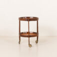 25516 Italian bar trolley, round bar cart, 1960s-4