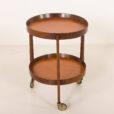 25516 Italian bar trolley, round bar cart, 1960s-5