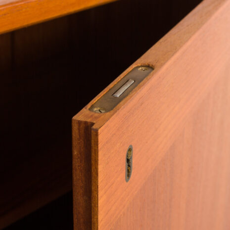 25524 Scandinavian mid century teak wall unit, 1970s-13 25524 Scandinavian mid century teak wall unit, 1970s-13