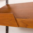 25525 Kai Kristiansen 3 bay wall unit with a desk, FM Mobler, Denmark 1960s-10