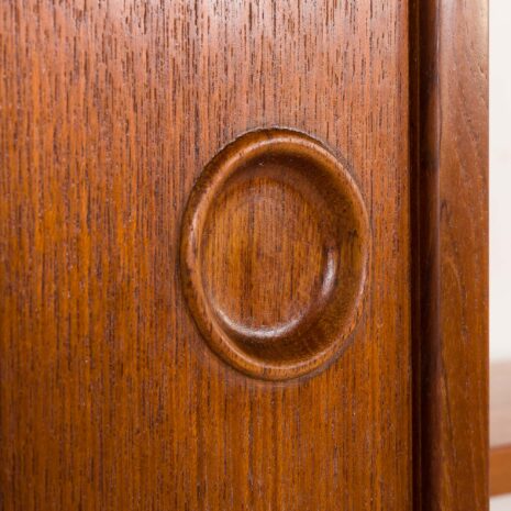 25525 Kai Kristiansen 3 bay wall unit with a desk, FM Mobler, Denmark 1960s-12 25525 Kai Kristiansen 3 bay wall unit with a desk, FM Mobler, Denmark 1960s-12