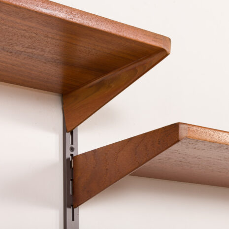 25525 Kai Kristiansen 3 bay wall unit with a desk, FM Mobler, Denmark 1960s-15 25525 Kai Kristiansen 3 bay wall unit with a desk, FM Mobler, Denmark 1960s-15