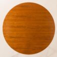 25548 Teak round table with hidden extension, 1970s-14