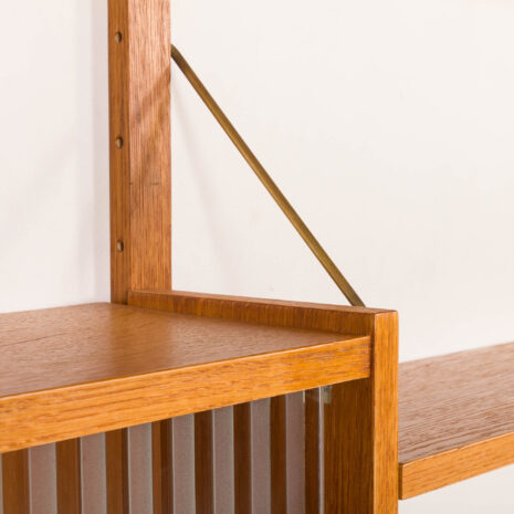 25551 Scandinavian oak wall unit by PS System, Randers, Denmark, 1970s-19 25551 Scandinavian oak wall unit by PS System, Randers, Denmark, 1970s-19