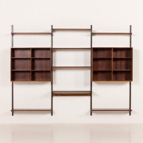 25555 Kai kristiansen rosewood wall unit for FM Mobler, Denmark, 1960s-4 25555 Kai kristiansen rosewood wall unit for FM Mobler, Denmark, 1960s-4